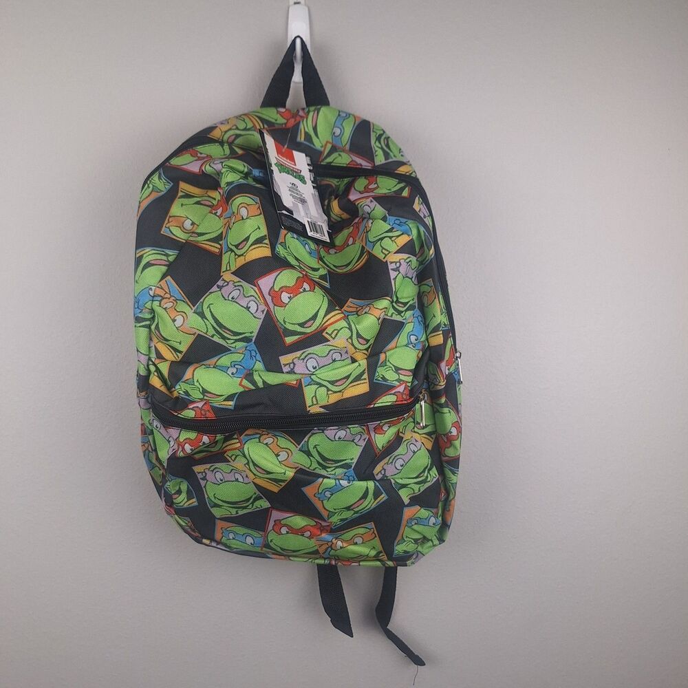 Teenage Mutant Ninja Turtles Full Size School Overnight Backpack Nickelodeon NWT